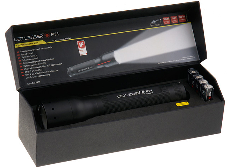 LedLenser P14 High End Power LED 210lm/280m.